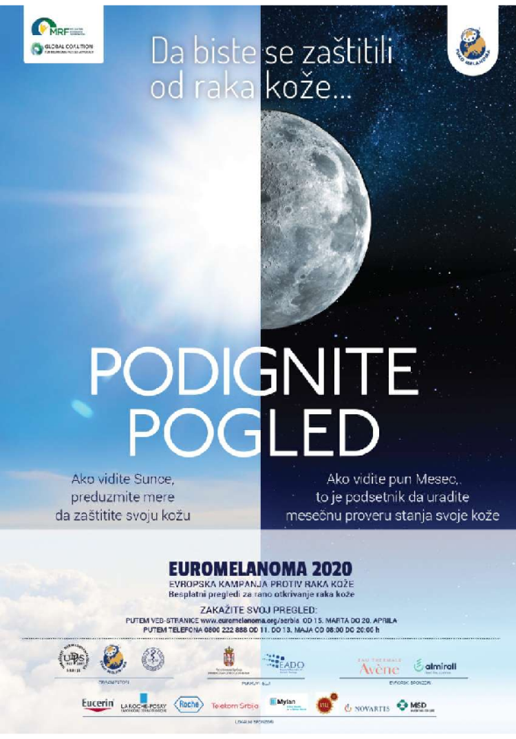 euromelanoma kampanja 2020